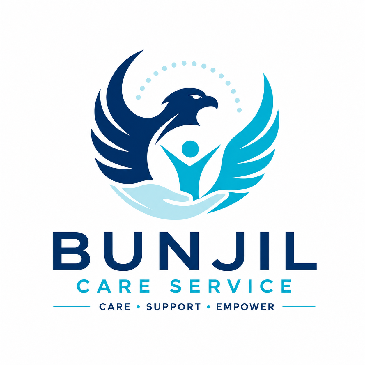 Bunjil Care Service blue logo